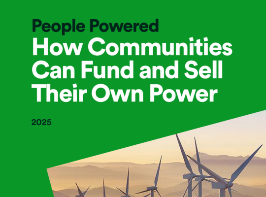 People Powered: How Communities Can Fund and Sell Their Own Power