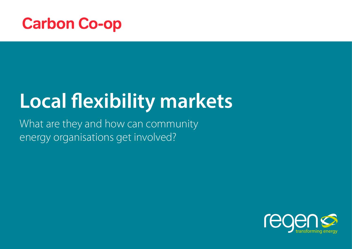 Local Flexibility Markets