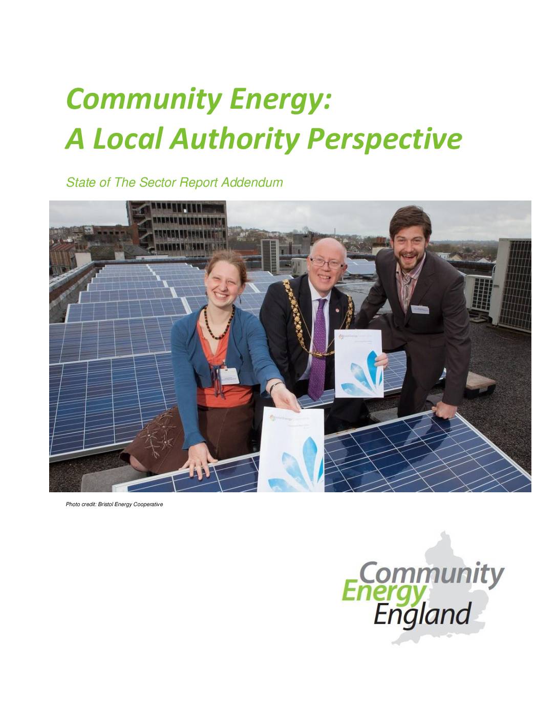 Community Energy: A Local Authority Perspective - State of The Sector Report Addendum (2017)