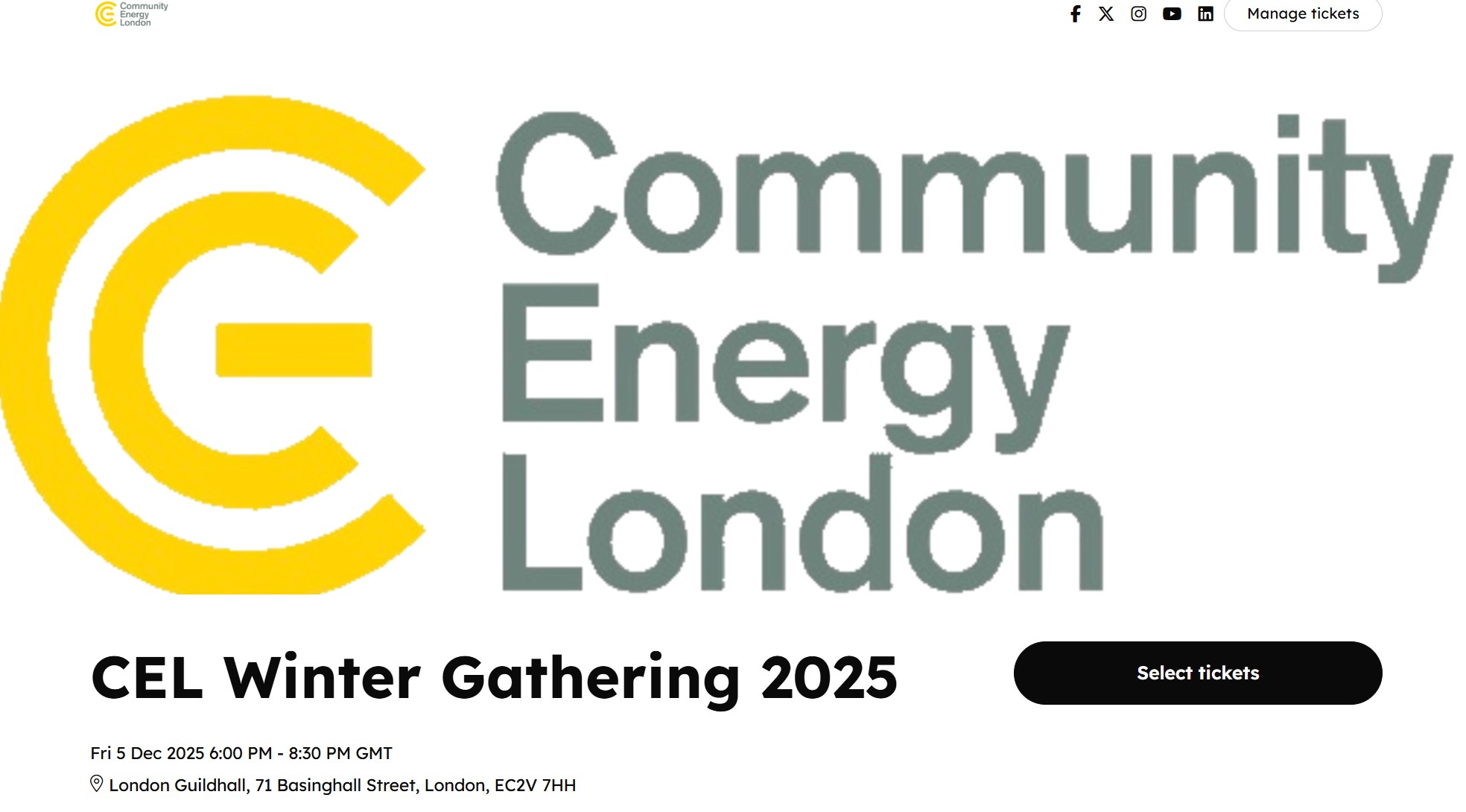 CEL Winter Gathering 2025 - Community Energy England