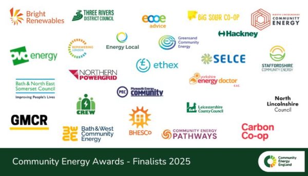 Community Energy Awards finalists announced - Community Energy England