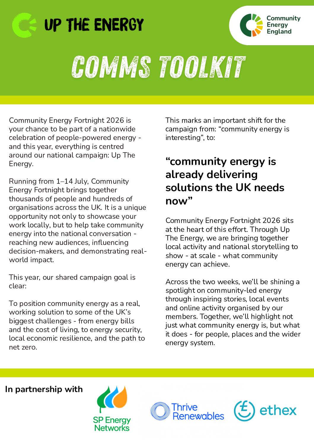 Fortnight Comms Toolkit
