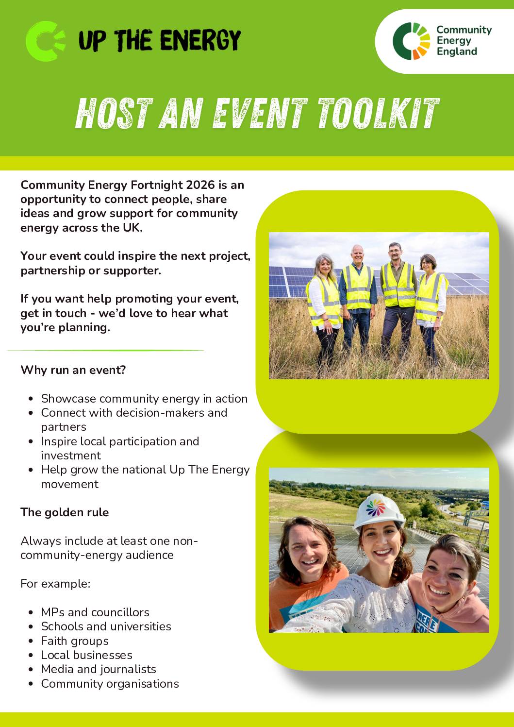 Host an Event Toolkit